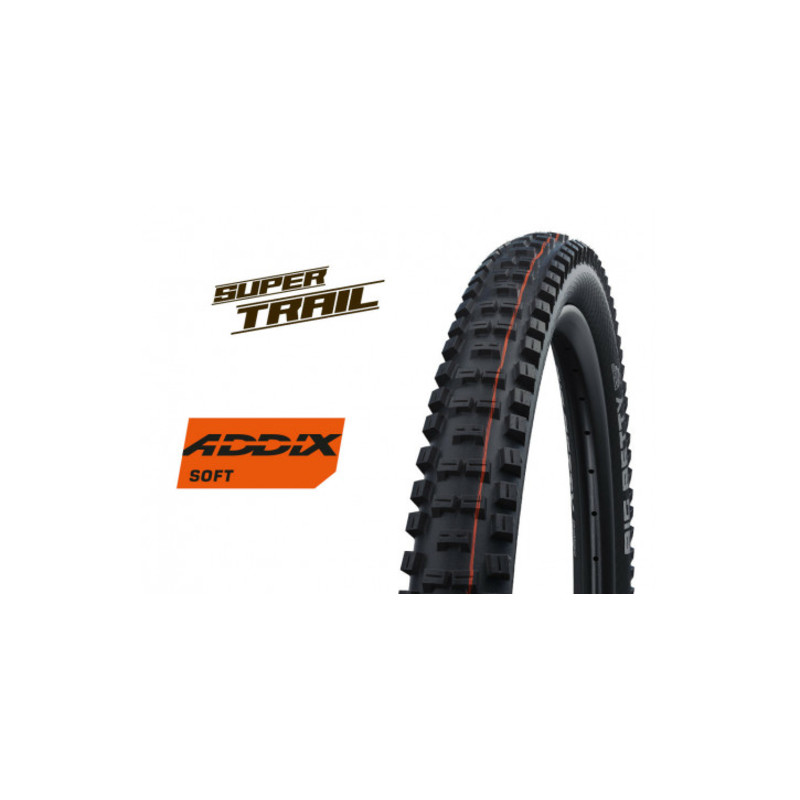 SCHWALBE SCHWALBE BIG BETTY - ADDIX SOFT - NOIR - TUBELESS EASY - HS608