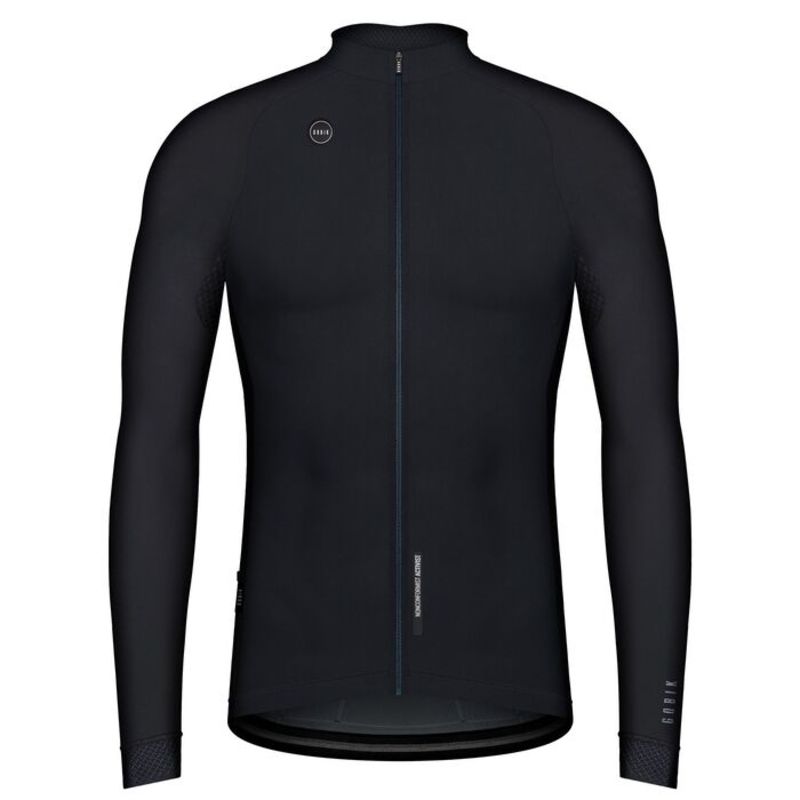 GOBIK MAILLOT UNISEX MANCHE LONGUE PACER SOLID JET BLACK
