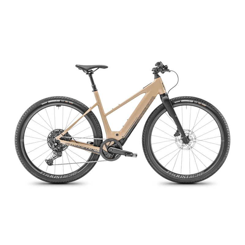 Moustache Vélo route électrique Moustache dimanche 29.2 open beige sable mat