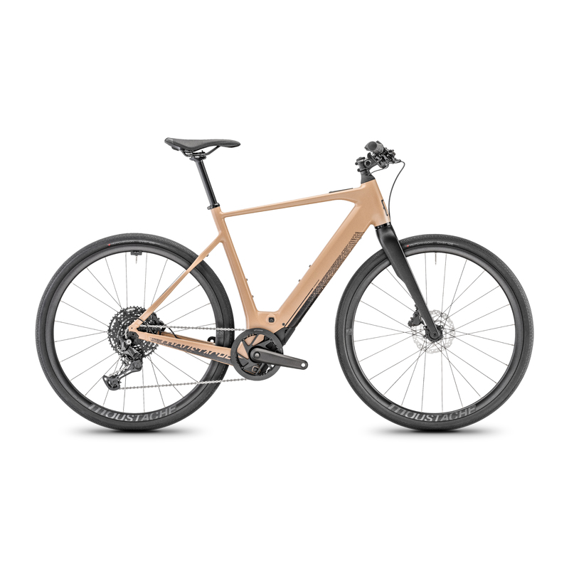 Moustache Vélo route électrique Moustache dimanche 28.2 beige sable mat